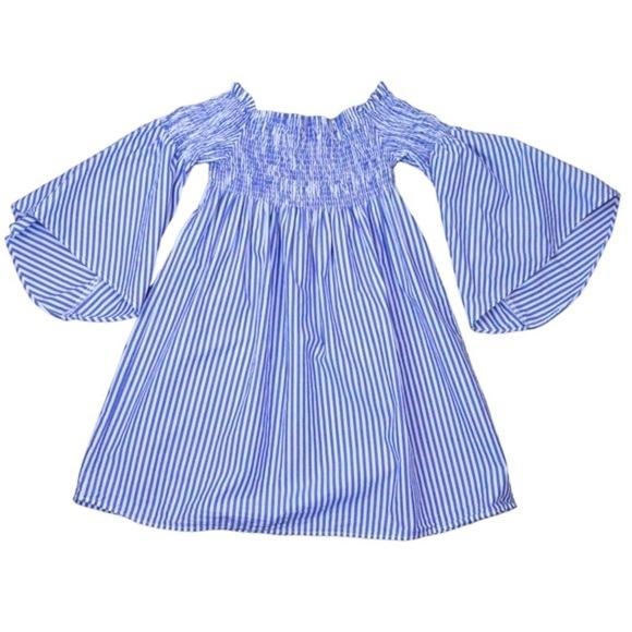 ZARA Woman Premium Denim Collection Smocked Coquette Mini Dress/Tunic, XS - Picture 1 of 9